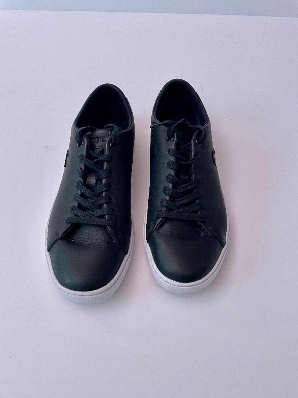 Lacoste Black Leather Sneakers